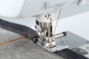 デニムの段ぬい