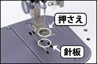 【JUKI シュプール SPUR 30シリーズ オプション】 薄物用針板
